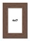 4x7 Wide Barnwood Picture Frame with UV-Resistant Acrylic & Acid Free Backing, Available in 6 Paint Finishes - Grey, Brown, White, and Black